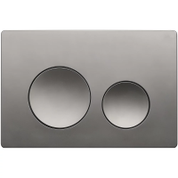 Кнопка смыва Veconi FLUSH FLV2-GM оружейная сталь матовая