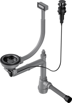 Арматура для одночашевых моек с клапаном-автомат Omoikiri WK-1-GM-A 4956470