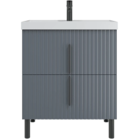 Тумба под раковину Санта Юпитер 700543 графит матовый,  без раковины