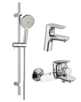 Набор смесителей 3 в 1 Damixa RedBlu Origin Bit 409007700