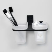 Стакан для зубных щеток двойной WasserKRAFT Abens K-3228D