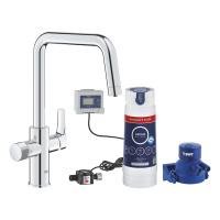 Стартовый комплект с фильтром Ultrasafe GROHE Blue Pure Start 30594000, хром Стартовый комплект с фильтром Ultrasafe GROHE Blue Pure Start 30594000, хром