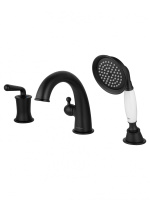 Смеситель на борт ванны WONZON & WOGHAND STEAM, черный матовый WW-88659008-MB Смеситель на борт ванны WONZON & WOGHAND STEAM, черный матовый WW-88659008-MB