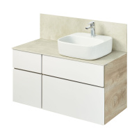 Тумба с раковиной Aquaton Мишель 100 1A2773K2MIX40