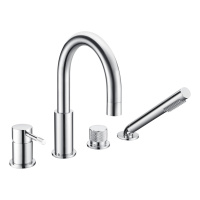 Смеситель для ванны Boheme Uno 460-CR