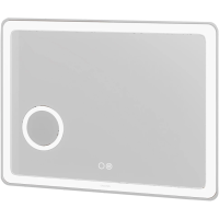 Зеркало (100х80) Grossman Leo 1610080 LED с сенсорным выкл.,подогревом и увеличительным стеклом