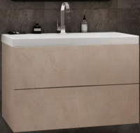 База под раковину подвесная Art&Max AM-Verona-Push-800-2C-SO-St камень светлый