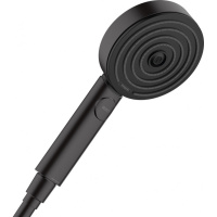 Душевая лейка Hansgrohe Pulsify Select 105 3jet Activation EcoSmart 24101670, черный матовый  Душевая лейка Hansgrohe Pulsify Select 105 3jet Activation EcoSmart 24101670, черный матовый
