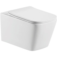 Унитаз подвесной безободковый Aquatek Либра AQ0530-00 микролифт