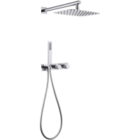 Душевой комплект ABBER Daheim AF8718 скрытого монтажа без излива, хром