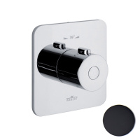 Смеситель для душа встраиваемый с термостатом Webert Living LV972101560, черный