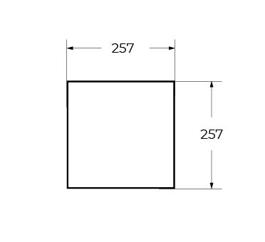 Вставка для подвесной металлической полки CEZARES CADRO-30/30-MENS-NERO