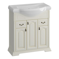 Тумба под раковину Opadiris Риспекто 80 00-00006022 слоновая кость (без раковины)