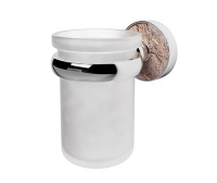 Стакан для зубных щеток одинарный WasserKRAFT Nau K-7728