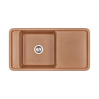 Кухонная мойка Aquaton Беллис 97 1A725132BS270 терракот