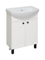 Тумба под раковину Runo белая Римини 65 (00-00001254)