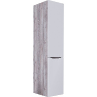 Пенал подвесной Grossman ТАЛИС 303508 с б/к, бетон пайн/белый глянец