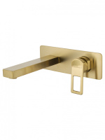 Смеситель для раковины встраиваемый WONZON & WOGHAND FRAME, брашированное золото WW-88869010- BG