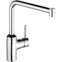 Смеситель для кухни с выдвижным изливом Kludi L-ine 428210577