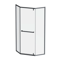 Душевой уголок (90х90) Am.Pm Gem W90G-405-9090-BT черный