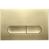 Кнопка смыва Veconi FLUSH FLV3-G золото брашинг