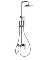 Душевая система с техническим душем WONZON & WOGHAND, хром WW-A30874-CR