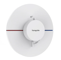 Термостат для душа с регулировкой напора Hansgrohe ShowerSelect Comfort S 15559700 белый матовый