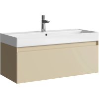 Тумба без раковины 100 см Aqwella Geometria GE01101MD морская дюна матовый