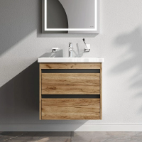 Тумба без раковины 60 см Am.Pm Pulse M91FHX0602OF дерево текстурированное