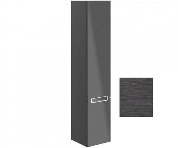Шкаф-пенал, дуб графитовый, левый, Villeroy & Boch Subway 2.0 A70900FQ