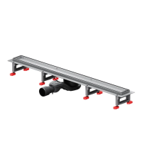 Душевой лоток с решеткой под плитку 80 см Am.Pm MasterFlow W01SC-U11-080-04SB хром матовый