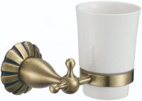 Стакан Savol керамический с настенным держателем S-08958C