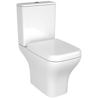 Унитаз компакт с бачком и сиденьем микролифт Vitra Polar Open-Back 9843B003-7201 