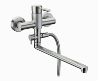 Смеситель для ванны с длинным изливом WasserKRAFT Wern 4202L Смеситель для ванны с длинным изливом WasserKRAFT Wern 4202L