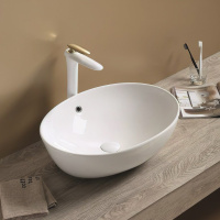 Раковина керамическая накладная (60x43) Art&Max AM-78394 белый