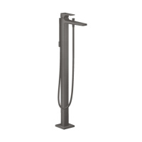 Смеситель для ванны напольный Hansgrohe Metropol 32532340 шлифованный черный хром