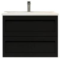 База под раковину Art&max AM-Platino-750-2C-SO-NM Черный