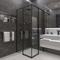 Душевой угол Veconi Rovigo RV-47B, (100x100) RV47B-100-01-C4