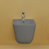 Биде подвесное Kerasan Tribeca 512589 серый матовый