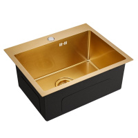 Кухонная мойка (53х43) EMAR EMB-115 PVD Nano Golden