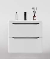 Тумба под раковину Style Line Марелла 60 Люкс Plus СС-00002404 белый матовый