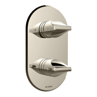 Смеситель для ванны темростатический Bossini Apice Z00500.094 никель шлифованный