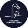 GROHE Forward rotating lever