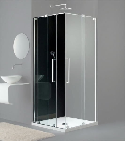 Дверь для душевого уголка раздвижная левая Provex S-Lite 0005 SK 05 GL L