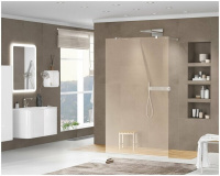 Душевая перегородка 80 см CEZARES LIBERTA LIBERTA-L-2-80-BR-Cr
