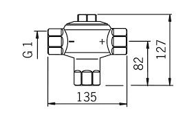 Oras 421125 Термостатический ограничивающий смесительный клапан для питьевой, DN 25, G 1