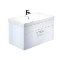 Тумба с умывальником, IDDIS New Mirro NMIR80Wi95K, белый