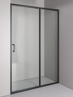 Душевая дверь (160,5х190) Orange E02-160TB матовый черный