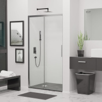 Душевая дверь 100 см RGW Leipzig LE-12 34121210-11 прозрачное