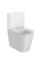 Унитаз напольный безободковый Roca Inspira Round  Rimless, BTW,  342529630 жемчужный